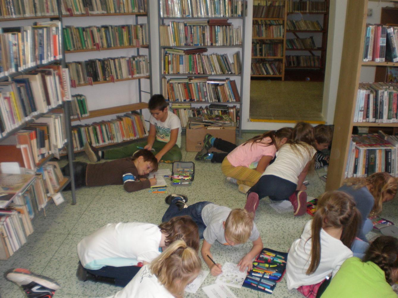 Návštěva druháčků v Obecní knihovně - 15