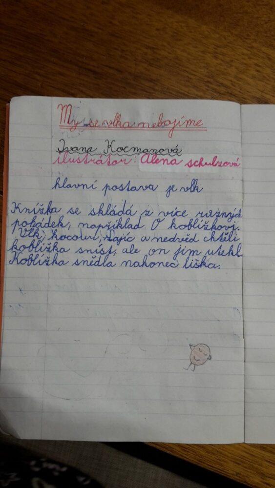 Distanční výuka ve třetí třídě 16. 10. - 12