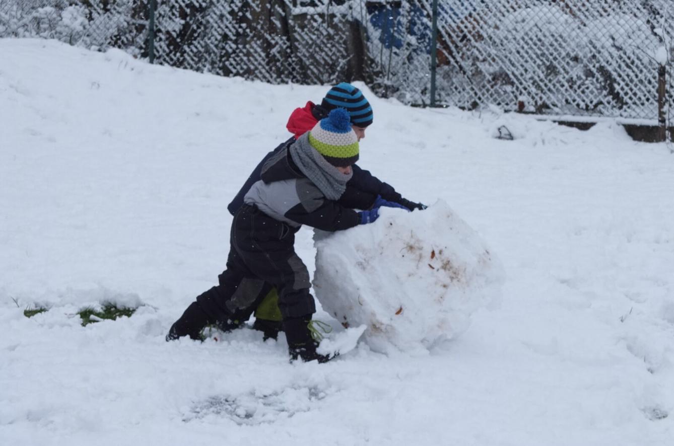 Užíváme si sněhu - 16