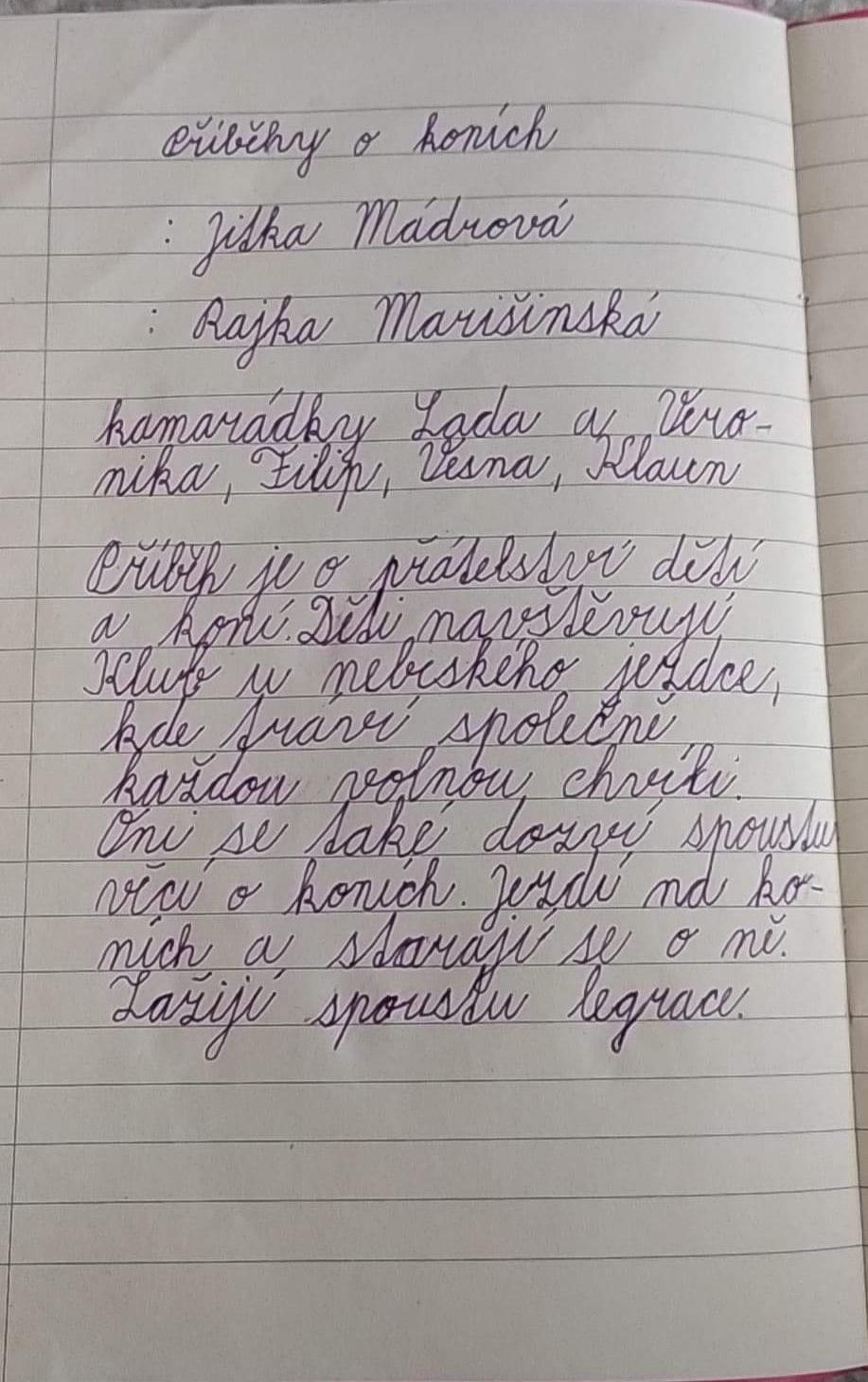 Distanční výuka ve třetí třídě 15. 1. - 20