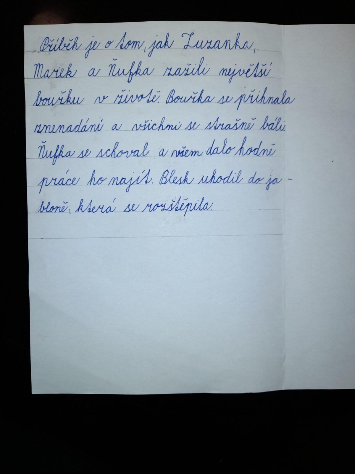 Distanční výuka ve třetí třídě 27. 11. - 43