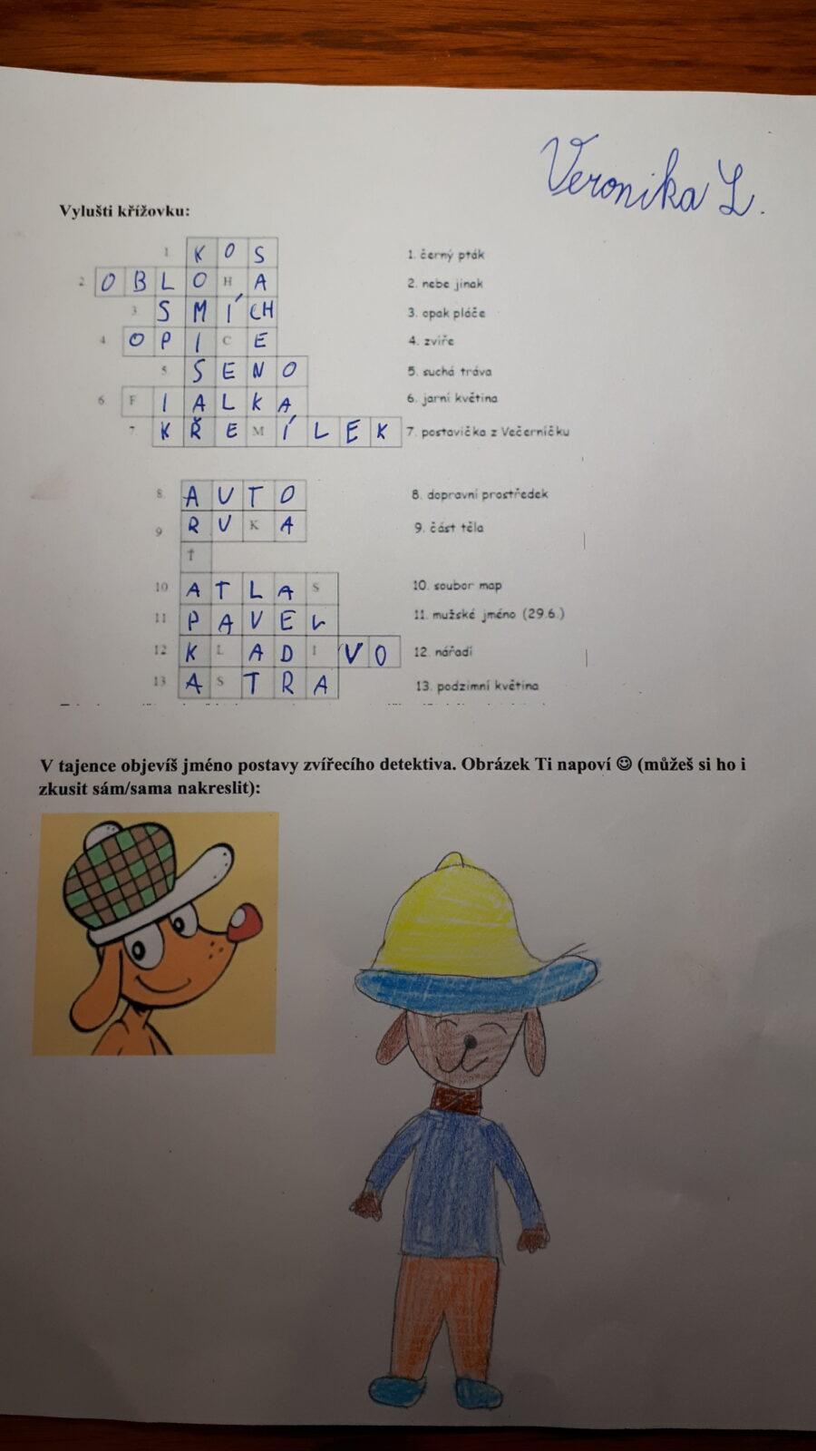 Distanční výuka ve třetí třídě 5. 2. - 13