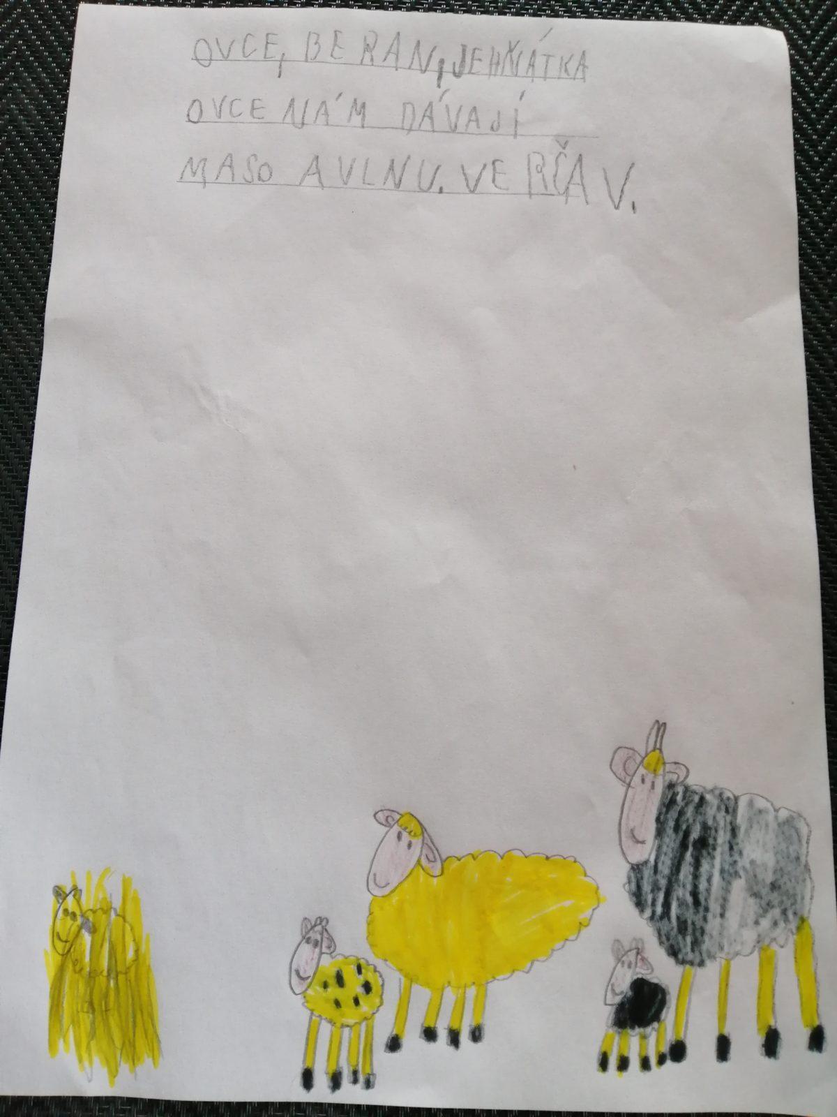 Výstupy druháčků z domácího učení 20. 4. - 16