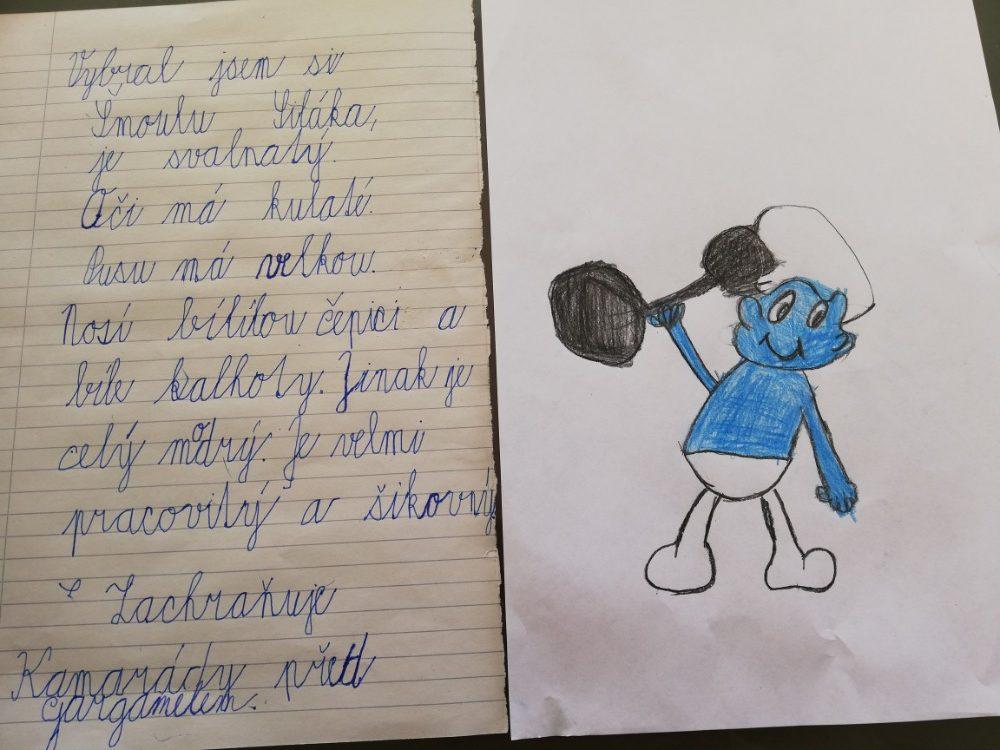 Výstupy druháčků z domácího učení 20. 4. - 19