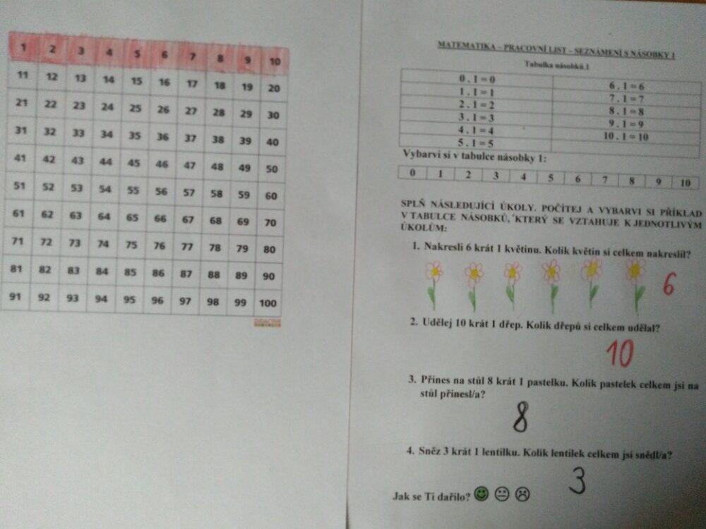 Výstupy druháčků z domácího i školního učení 26. 5. - 20