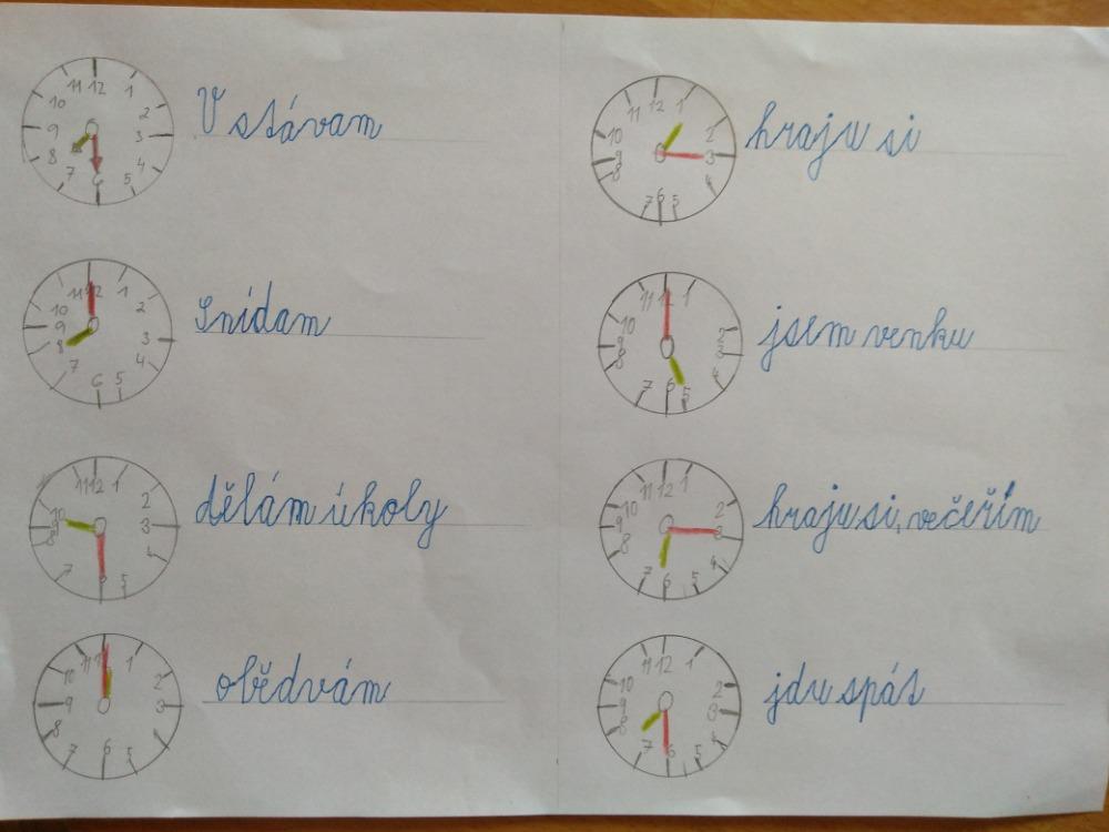 Výstupy druháčků z domácího učení 16. 4. - 17