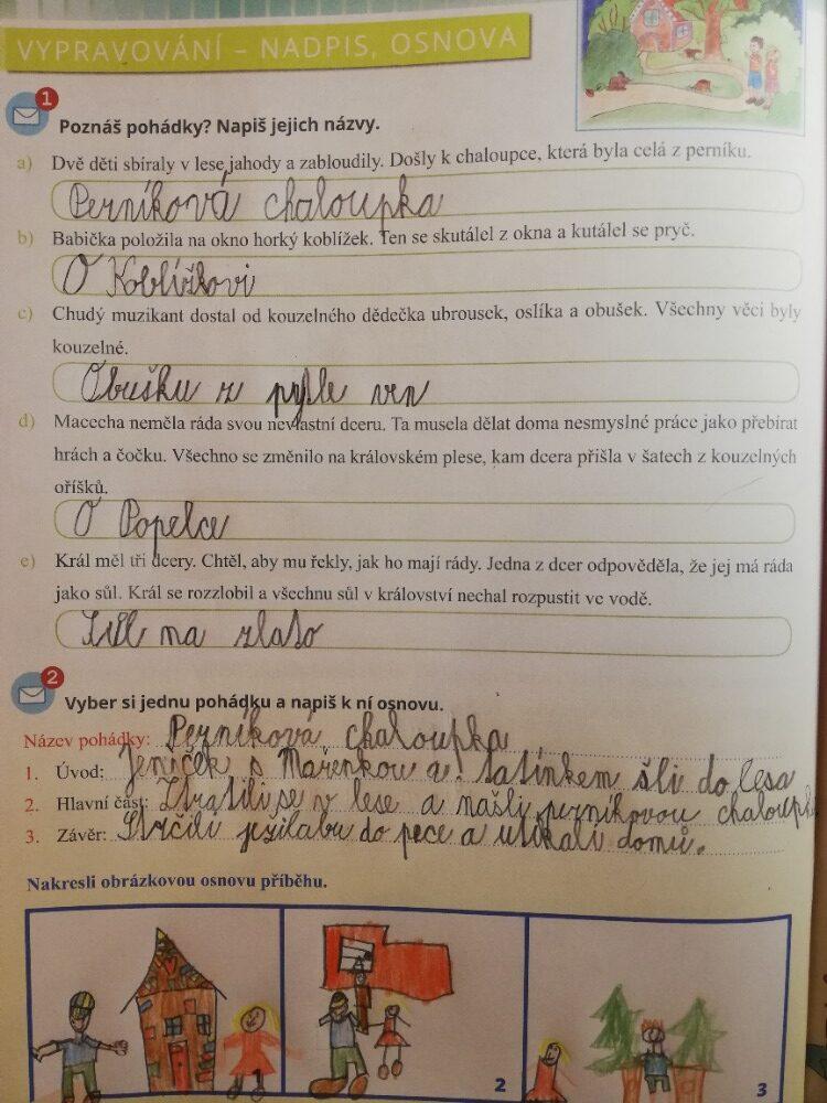 Distanční výuka ve třetí třídě 13. 11. - 57