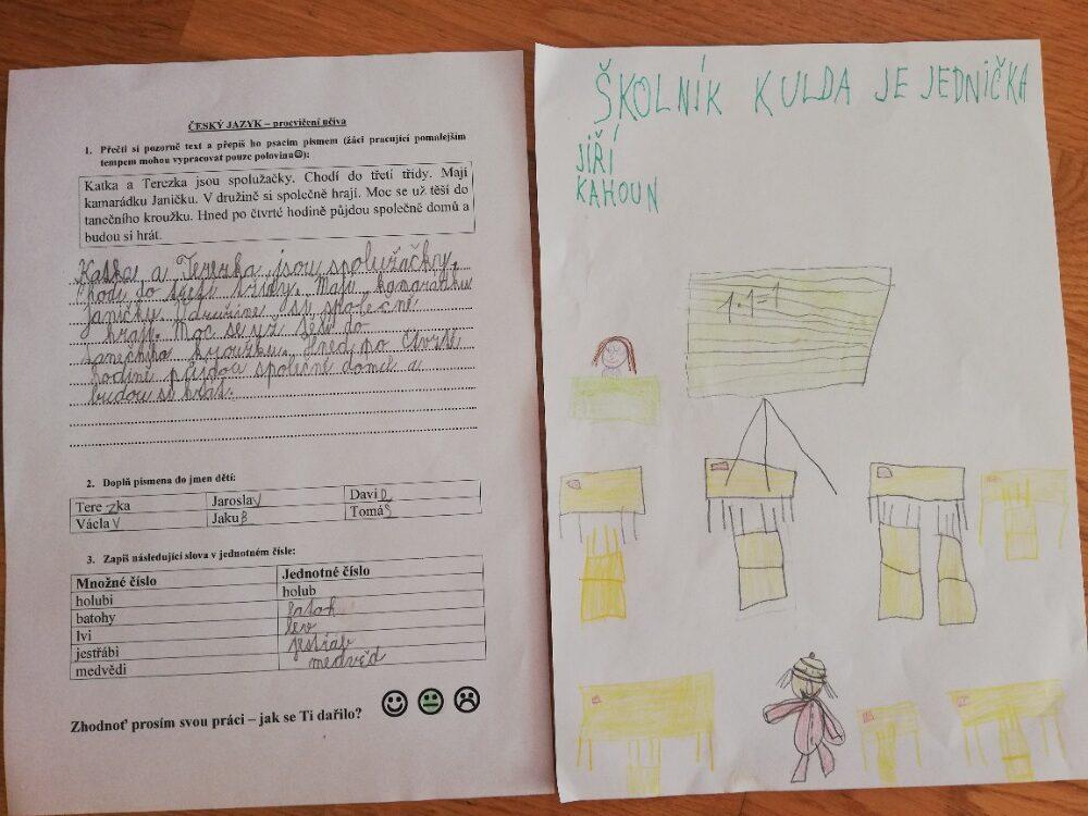 Distanční výuka ve třetí třídě 23. 10. - 52