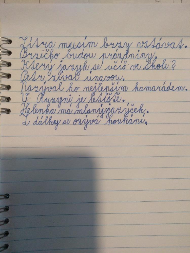 Distanční výuka ve třetí třídě 27. 11. - 54