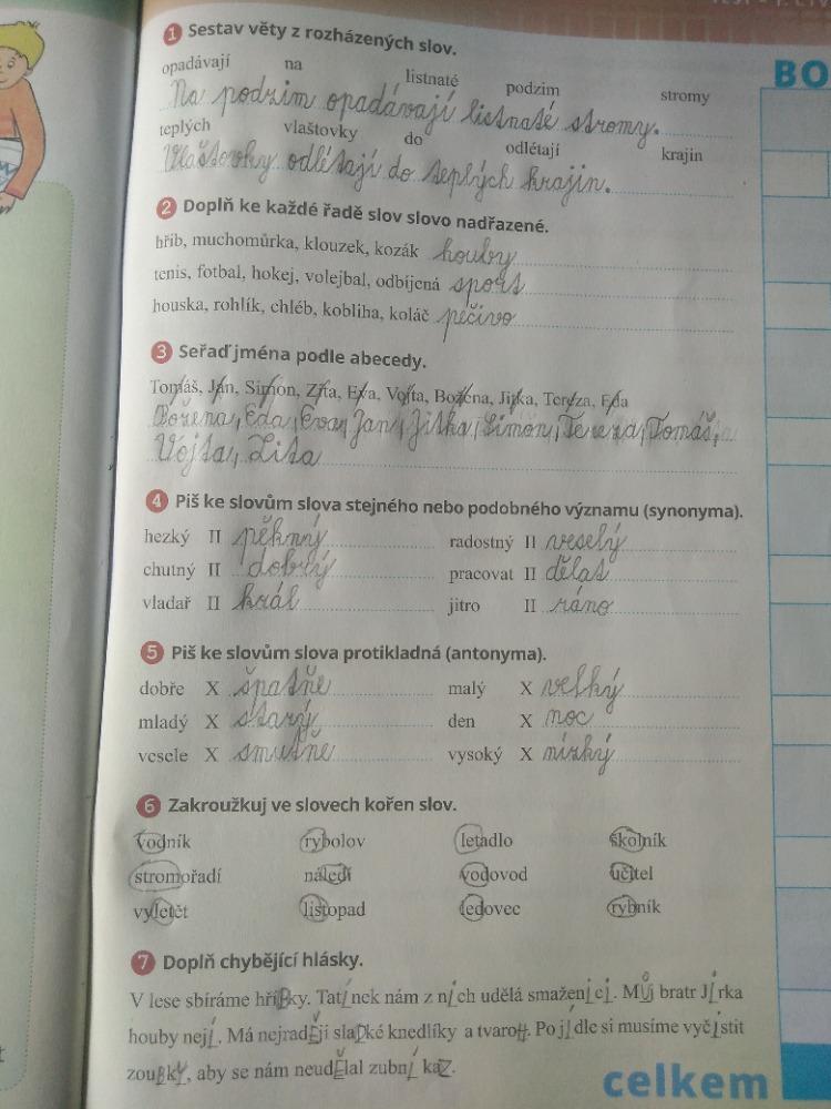 Distanční výuka ve třetí třídě 27. 11. - 55