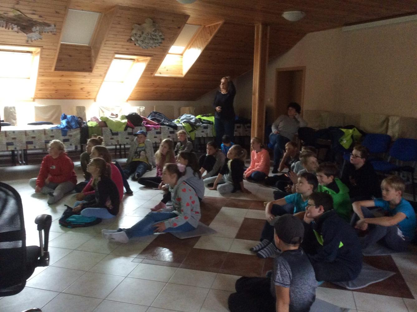 Adaptační pobyt 6.třídy - První den - 1