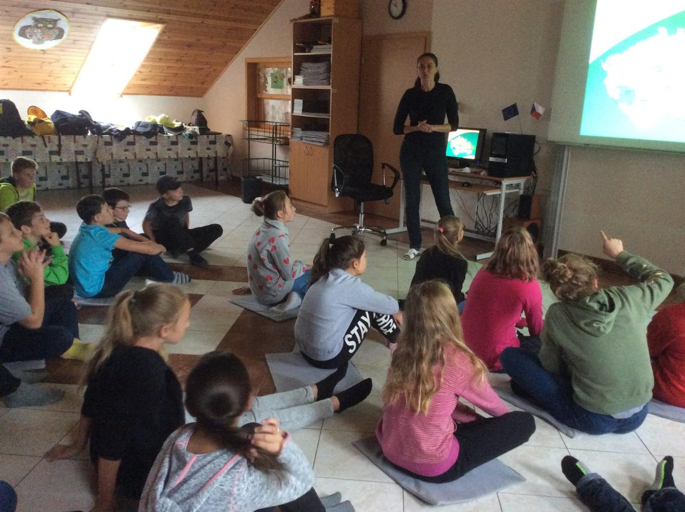 Adaptační pobyt 6.třídy - První den - 6