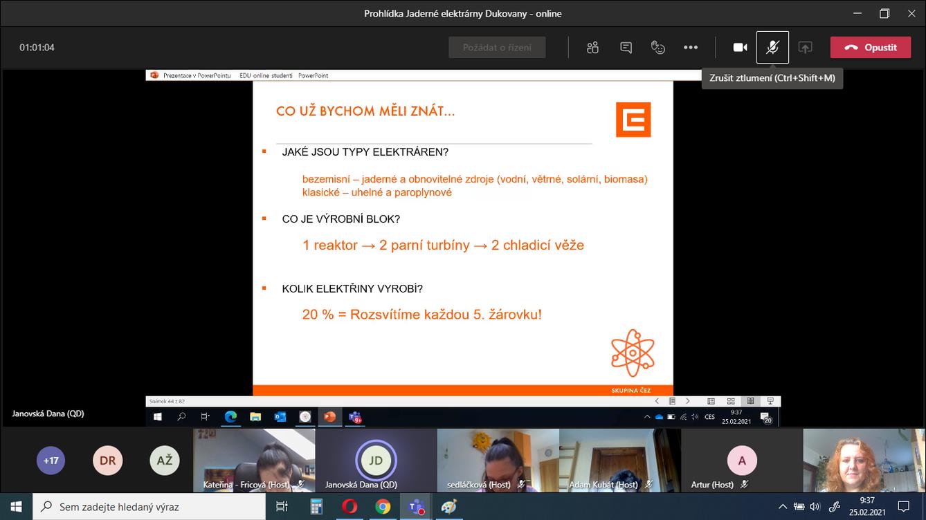 Hodina Fyziky jinak - 5