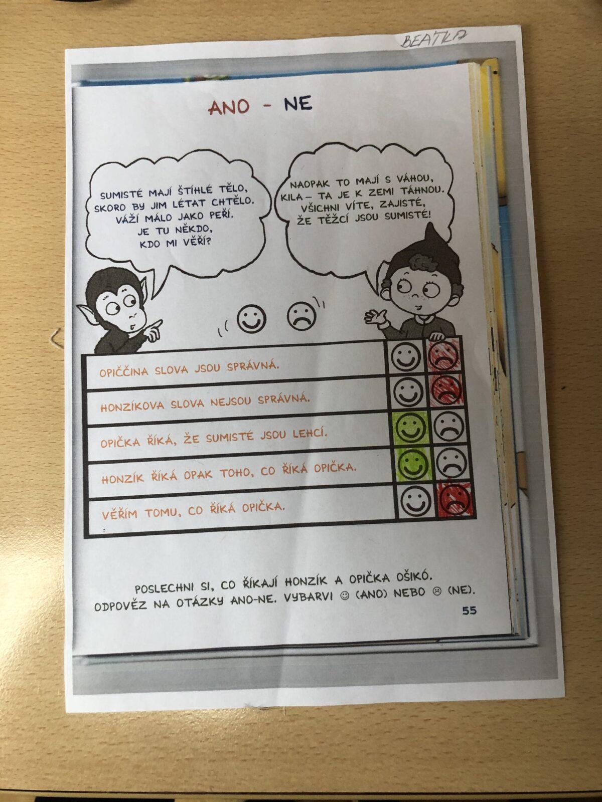 Distanční výuka u předškoláčků - 70