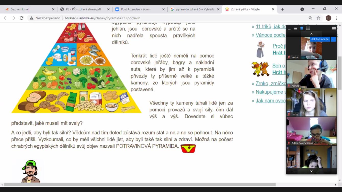 Online hodina přírodovědy jinak - 3