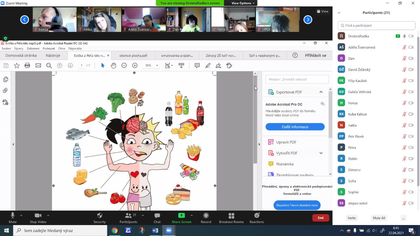 Online hodina přírodovědy jinak - 4