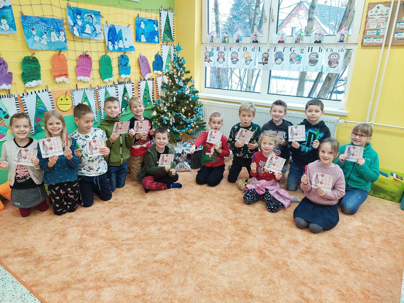 Psaní perem v 1.A - sovičky - 1