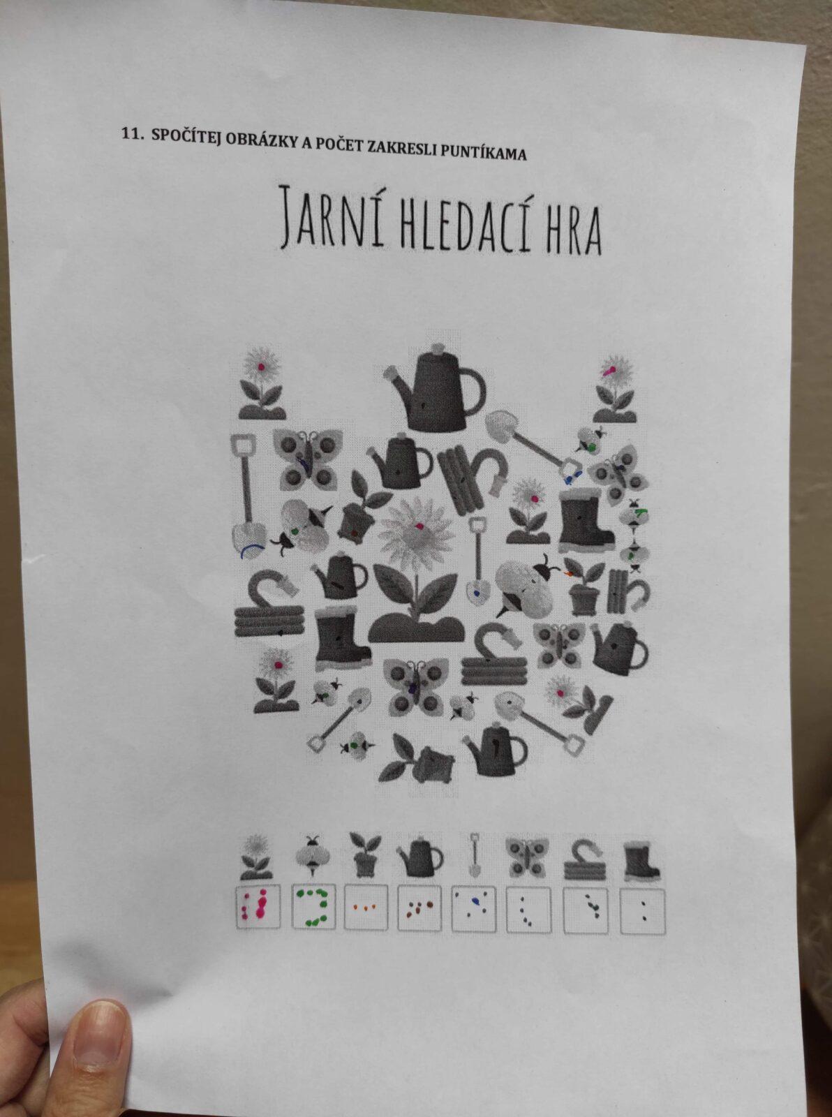 Distanční výuka v MŠ Kamarád (Přišlo jaro do vsi) - mladší děti :-) - 15