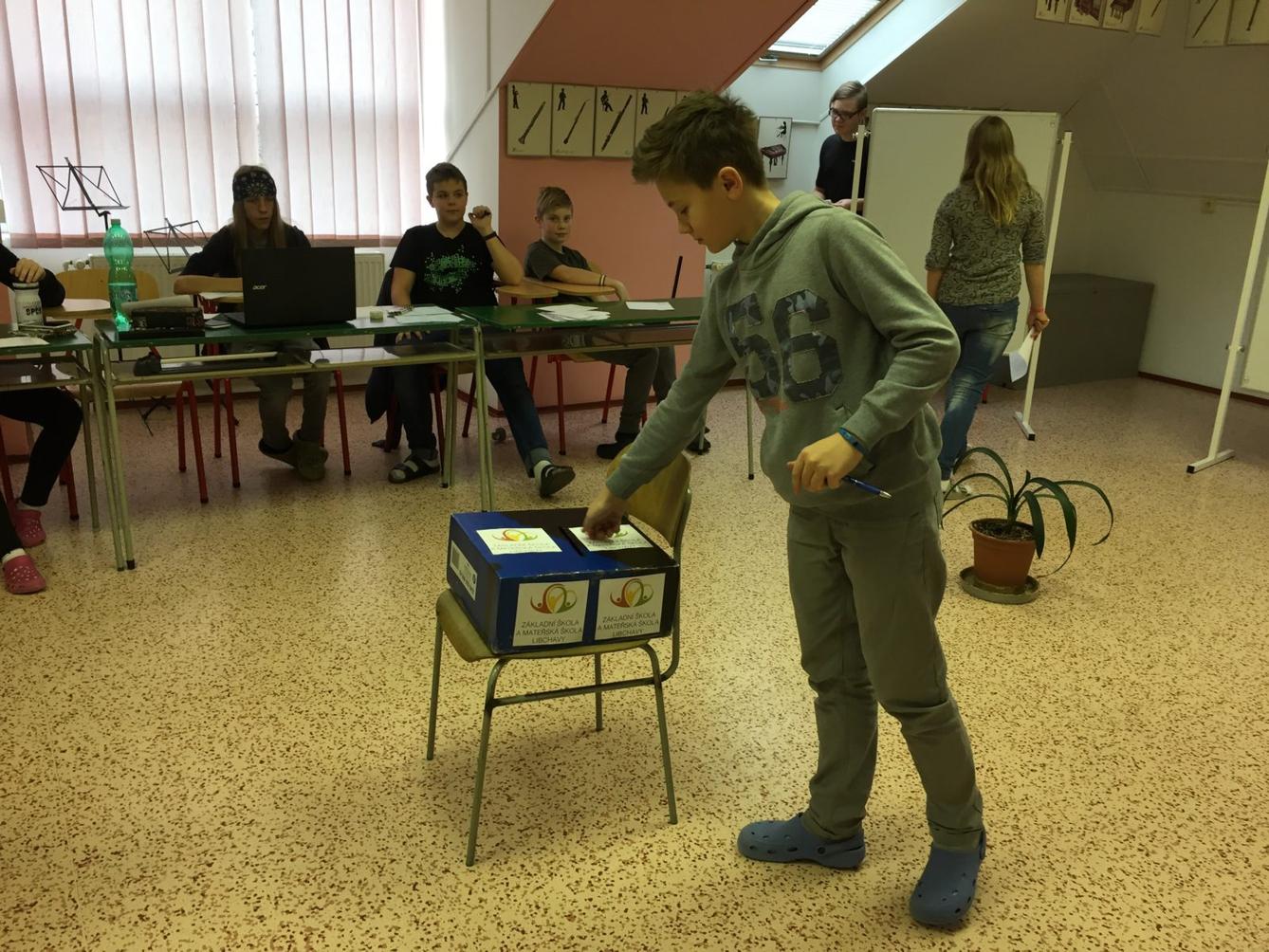 Volba žákovské rady - 1