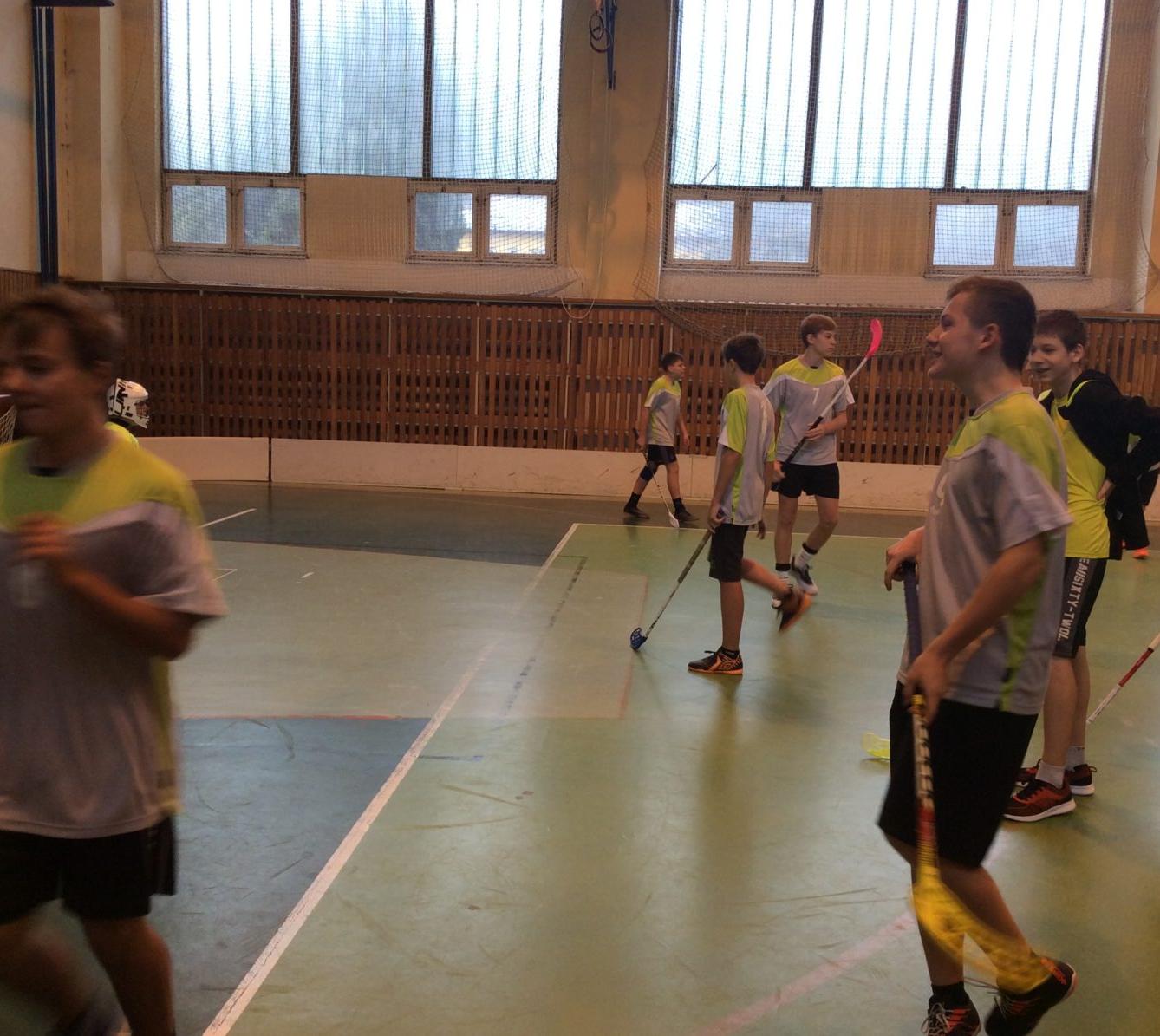 Okresní kolo ve florbale st. H - 2