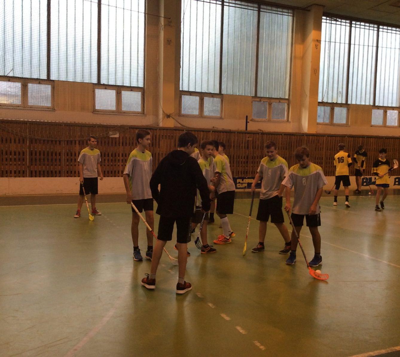 Okresní kolo ve florbale st. H - 3