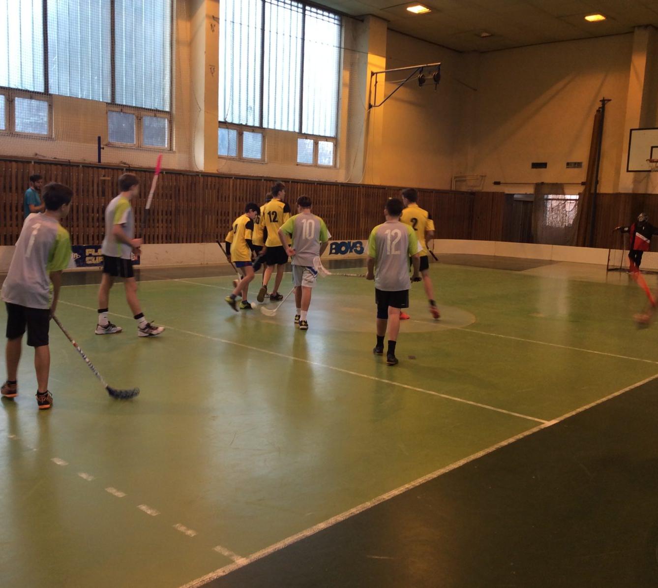 Okresní kolo ve florbale st. H - 4