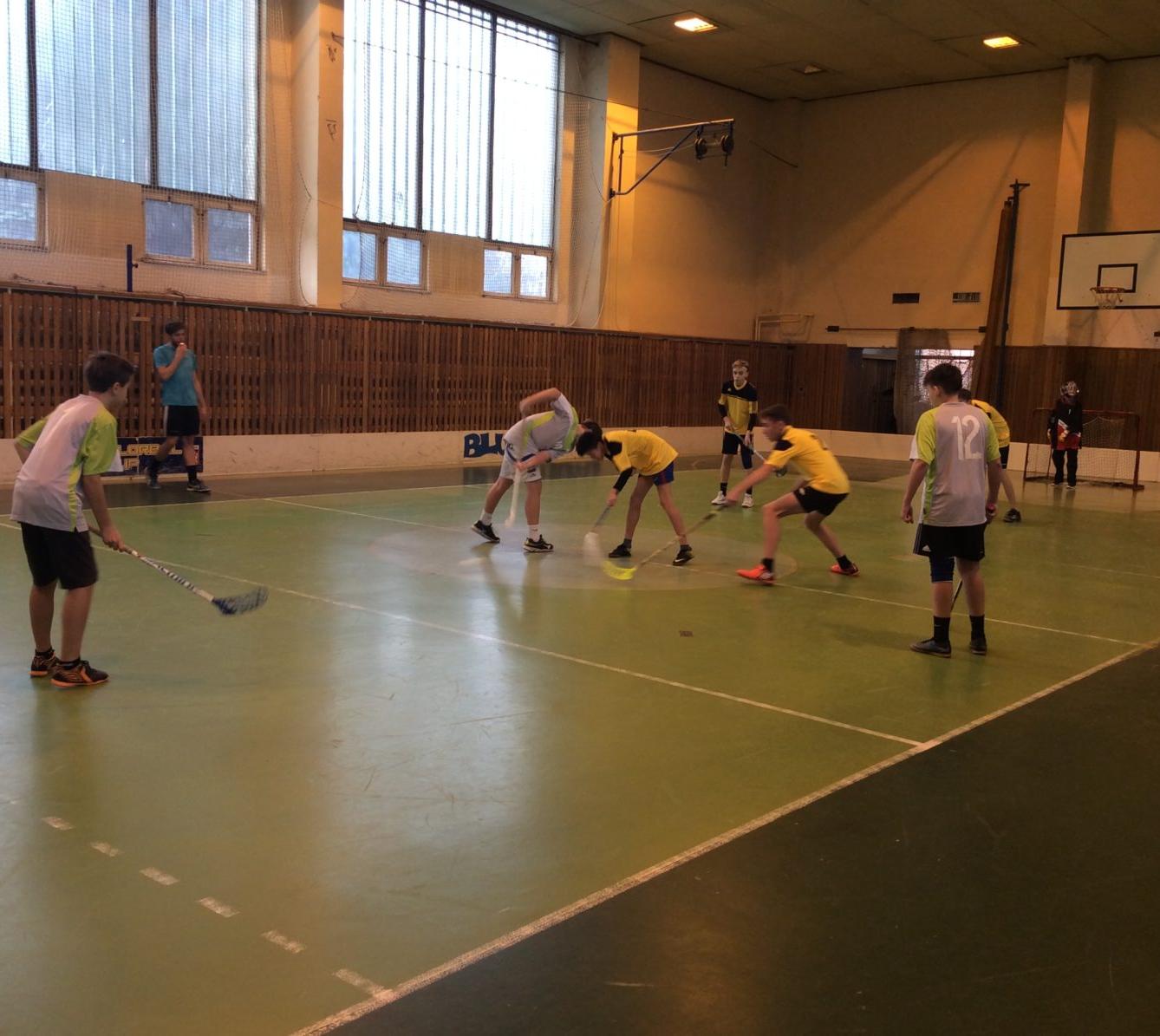 Okresní kolo ve florbale st. H - 5