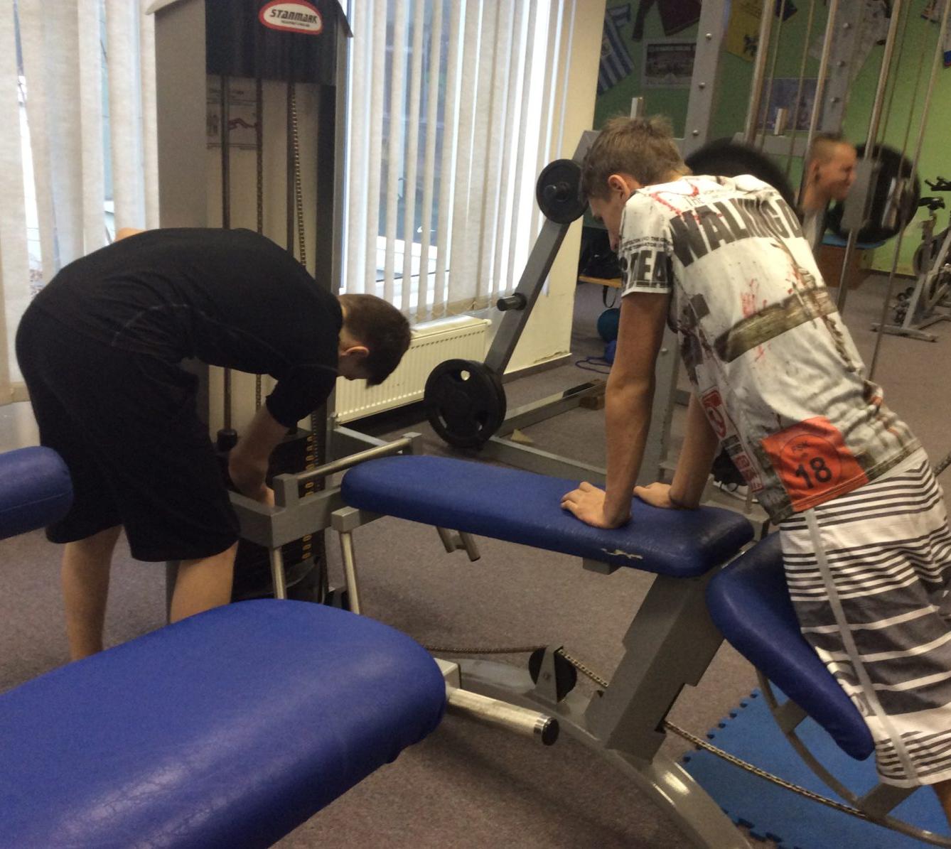 Návštěva posilovny - dívky z 8. a 9. třídy - 8