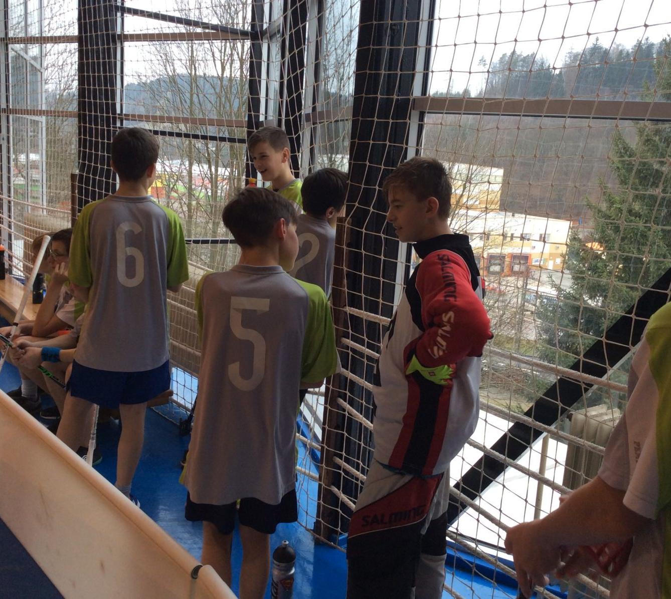 Mladší florbalisté čtvrtí v okrese - 1