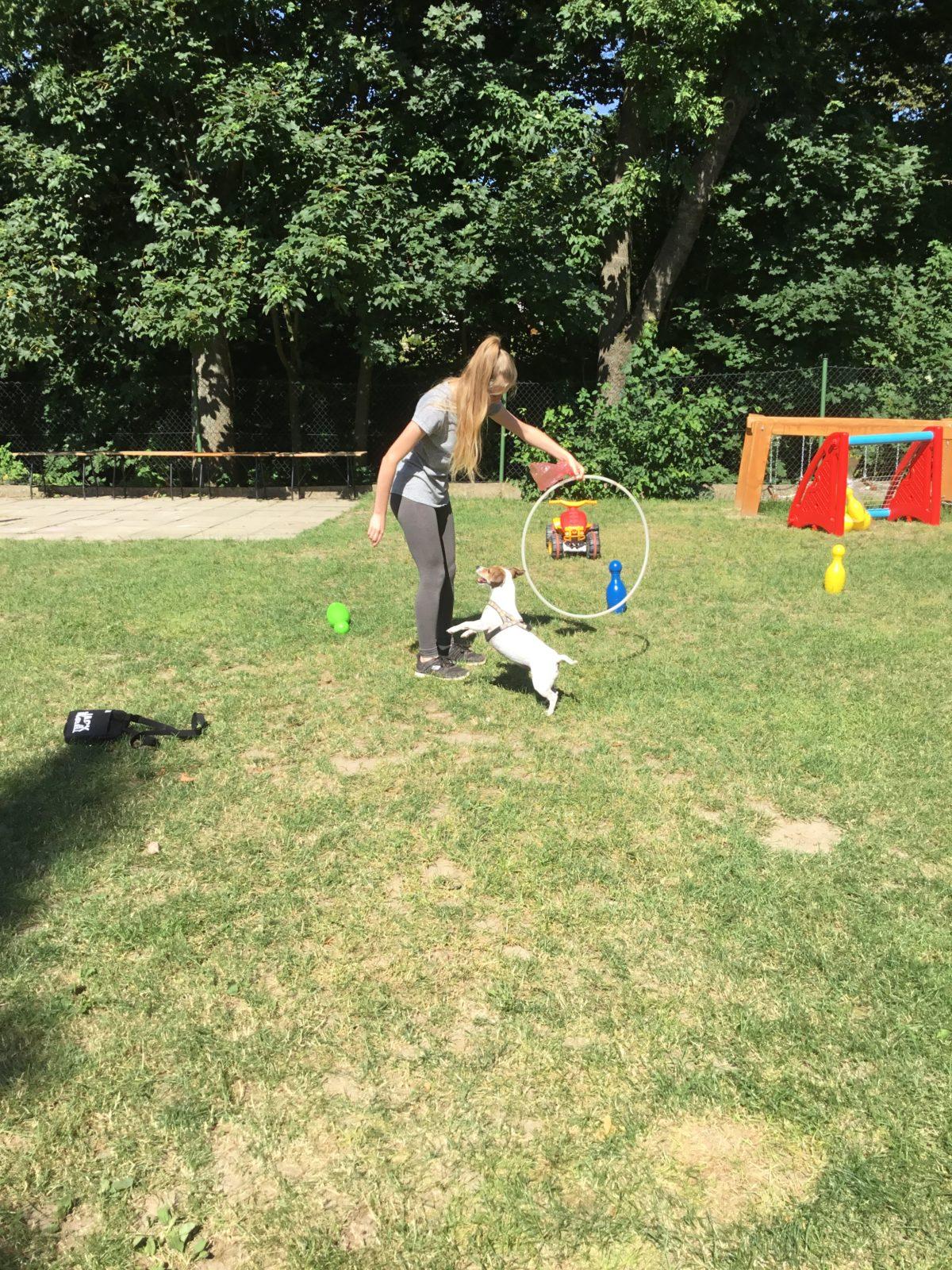 Vzpomínka na prázdniny - cvičení s pejskem - 2