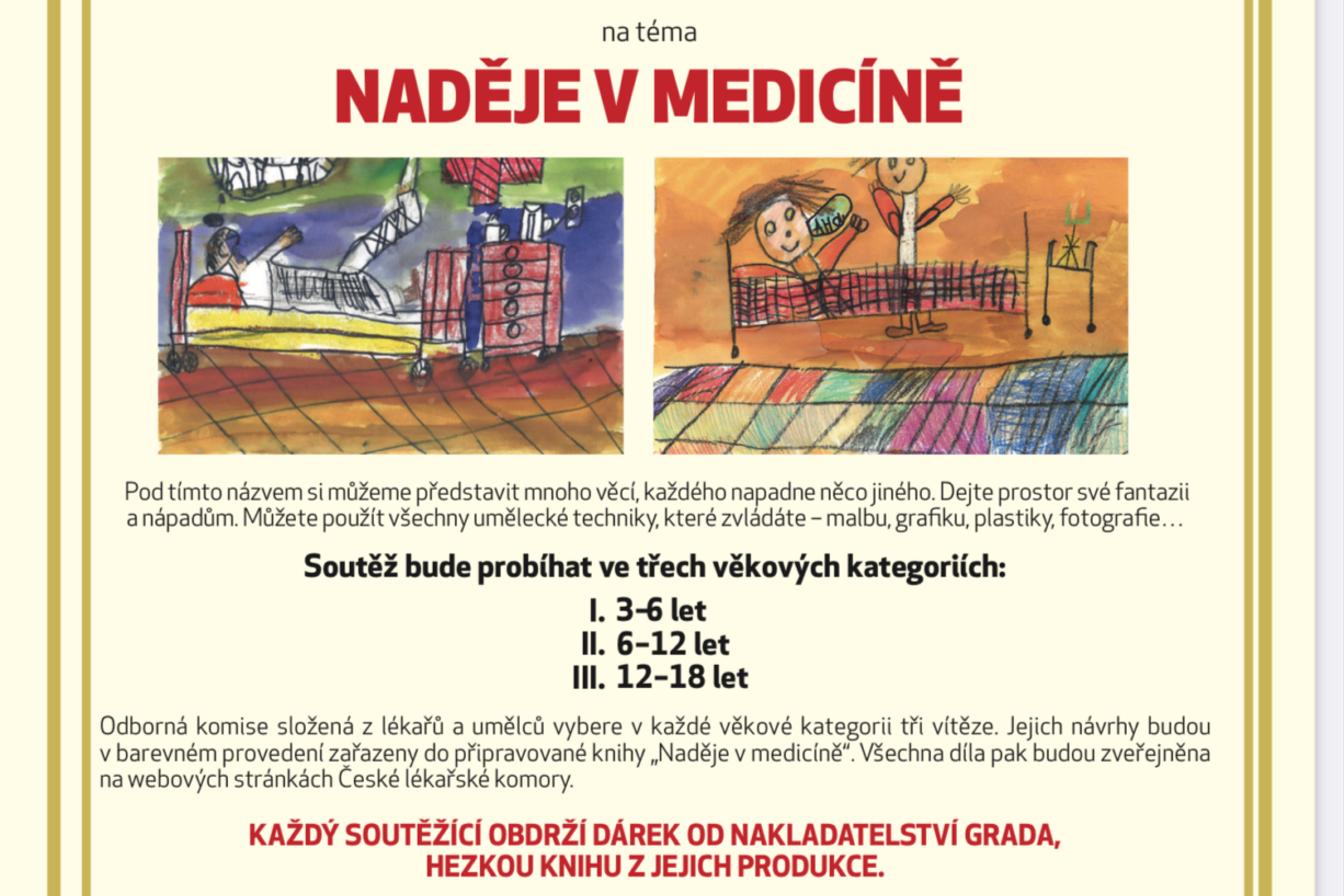 SOVIČKY: ODMĚNA ZA VÝTVARNOU SOUTĚŽ ,,NADĚJE V MEDICÍNĚ"