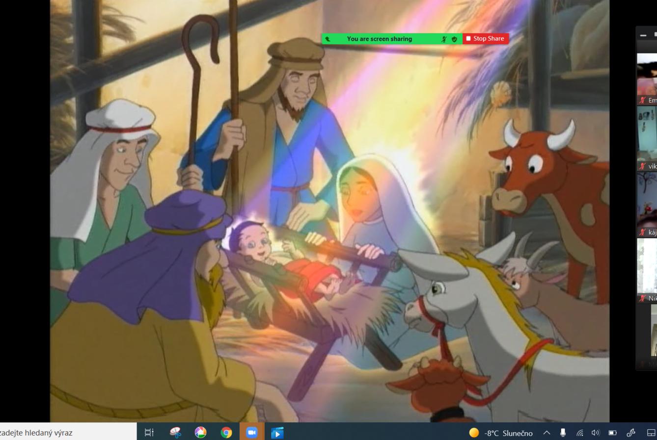 22. 12. Distanční výuka u druháčků - 1