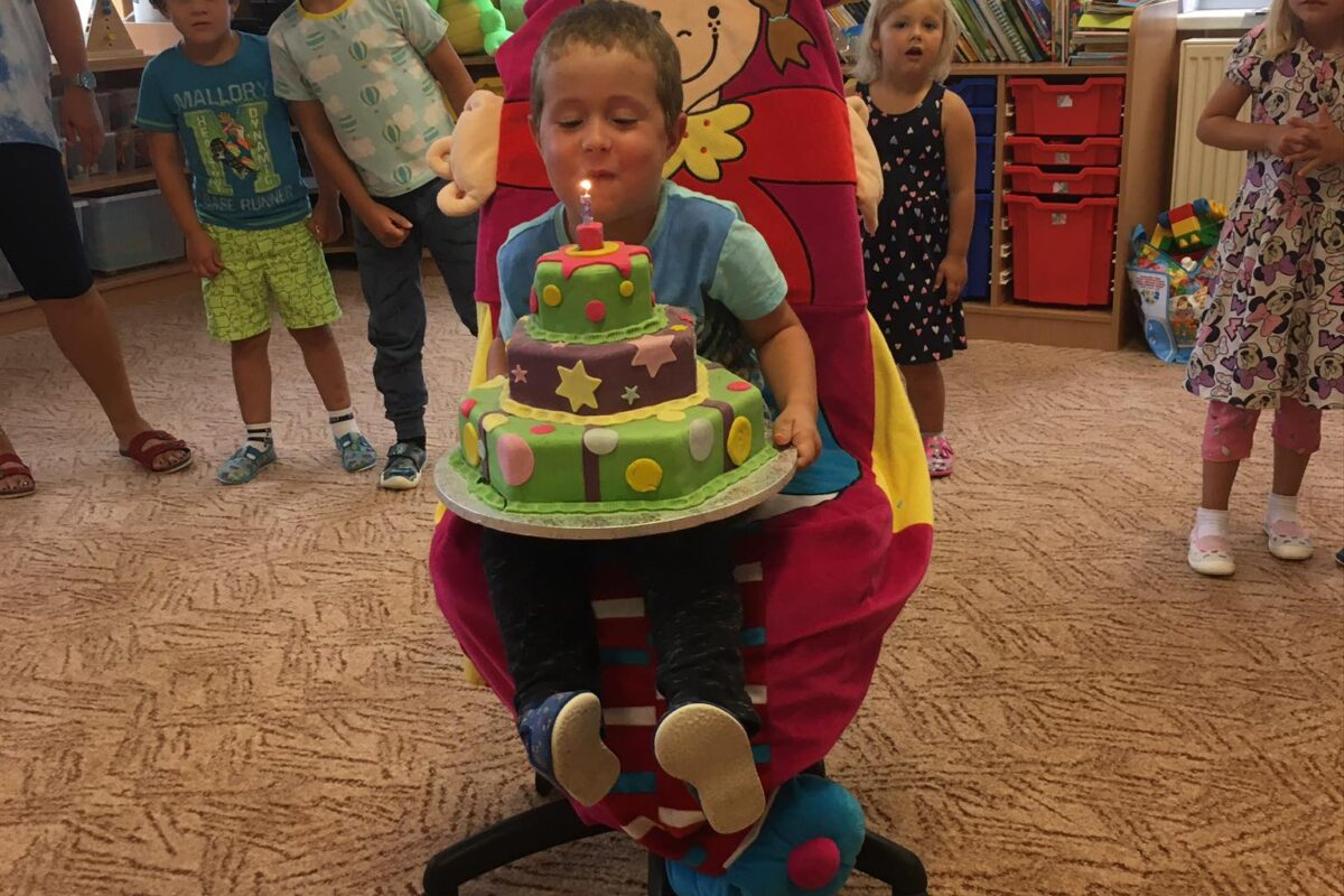 Kubík má narozeniny