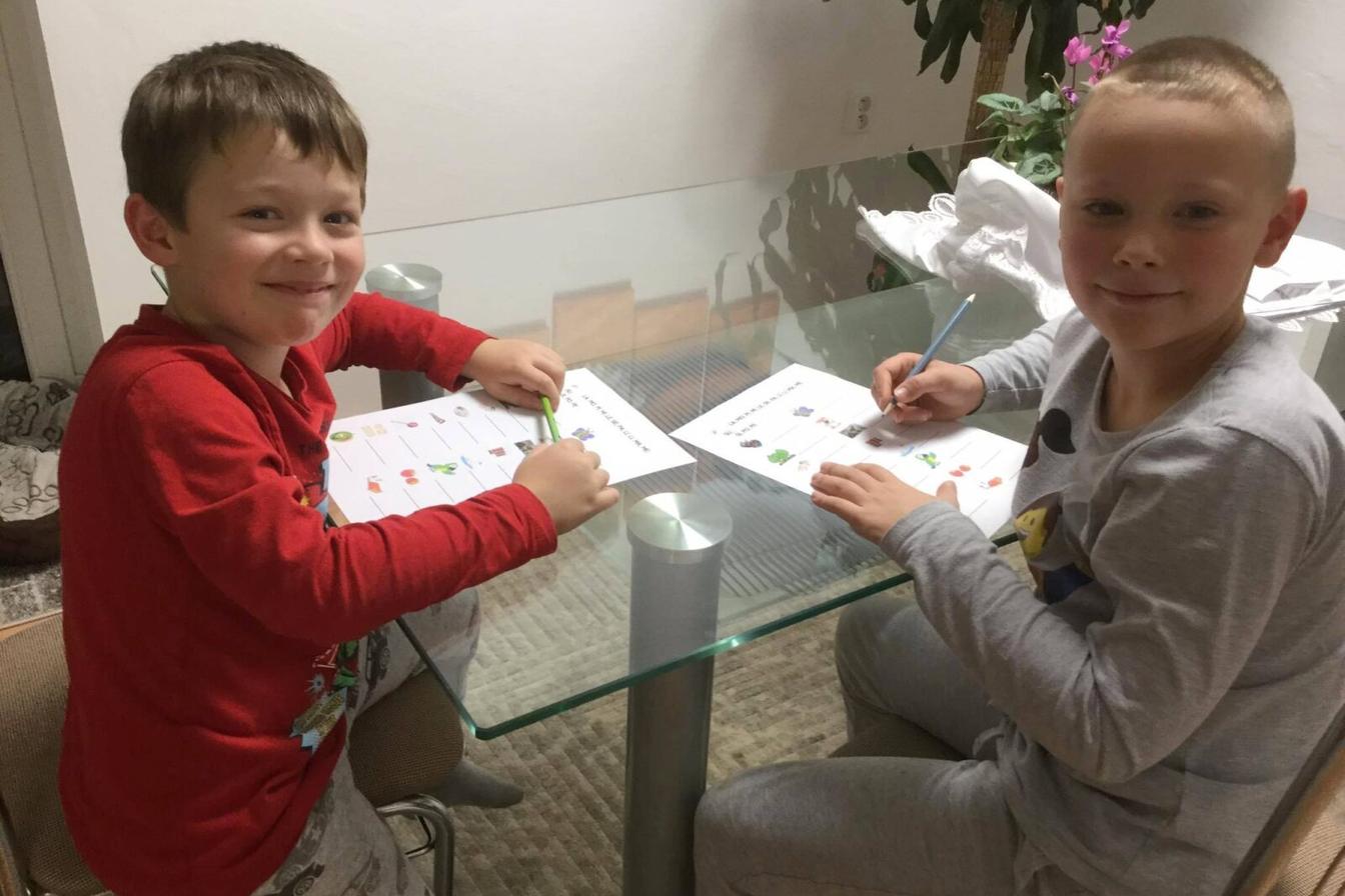 7. 11. distanční výuka v 1. třídě