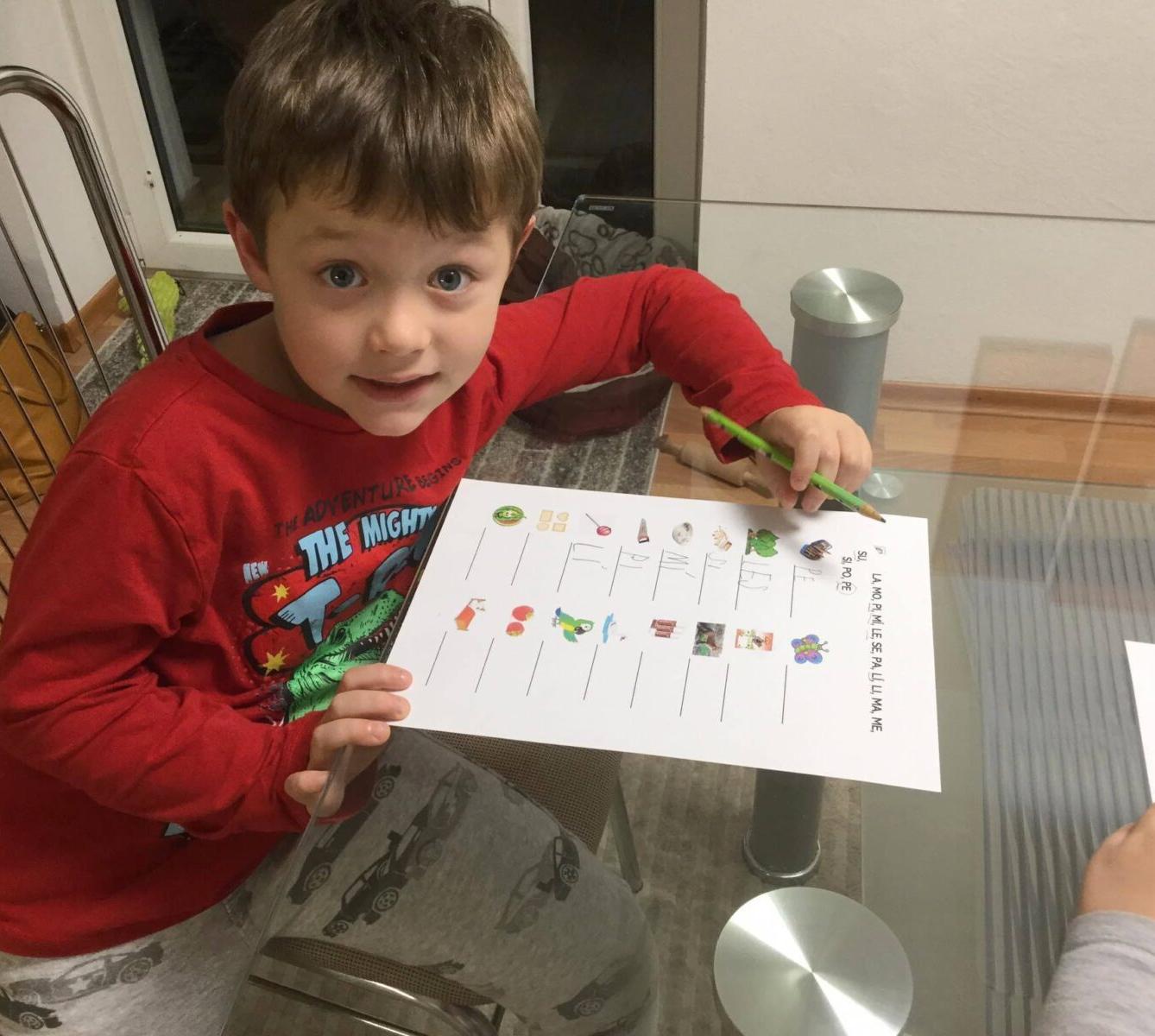 7. 11. distanční výuka v 1. třídě - 2