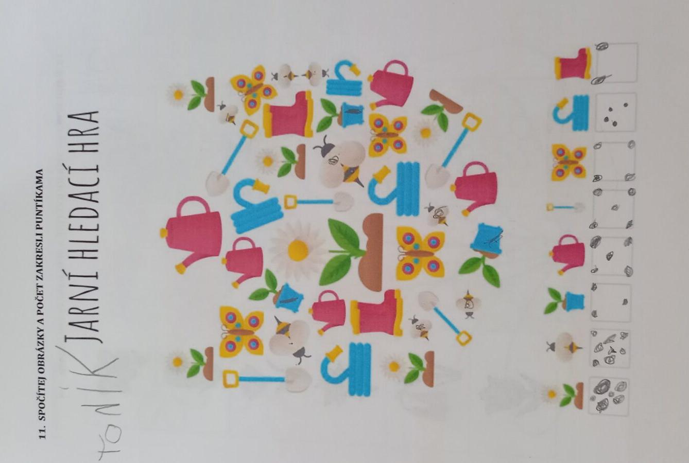 Distanční výuka v MŠ Kamarád (Jaro přišlo do vsi - předškoláci) :-) - 5