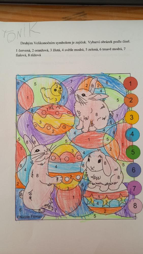 Distanční výuka MŠ kamarád - "MALOVANÉ VAJÍČKO" - předškoláci - 2