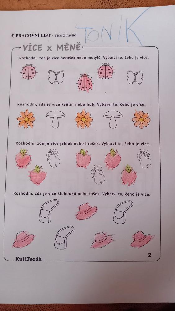 Distanční výuka v MŠ Kamarád ("Těšíme se k zápisu") :-) - 2