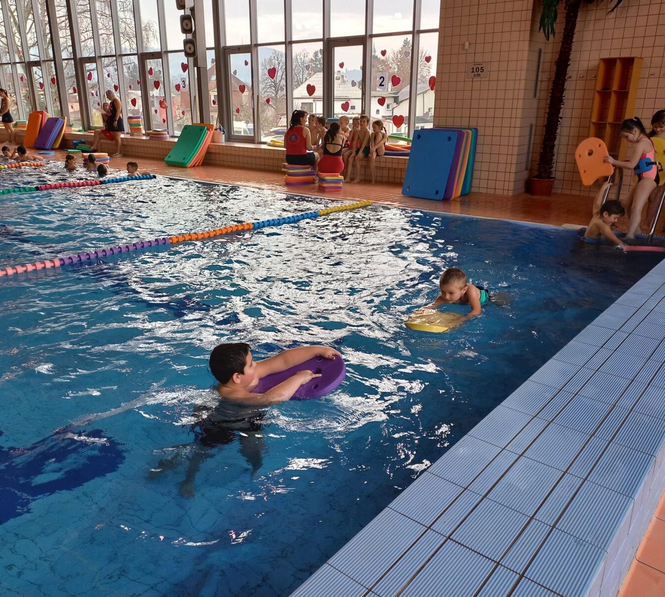 Zahájení plaveckého výcviku - 1. a 5. třída - 6