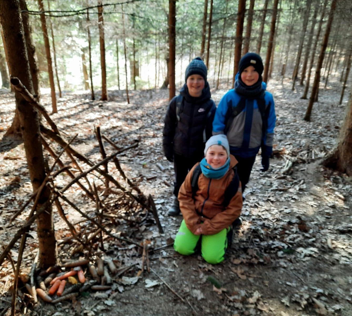 11. 3. Přírodovědná vycházka do lesa, 2. třída - 10