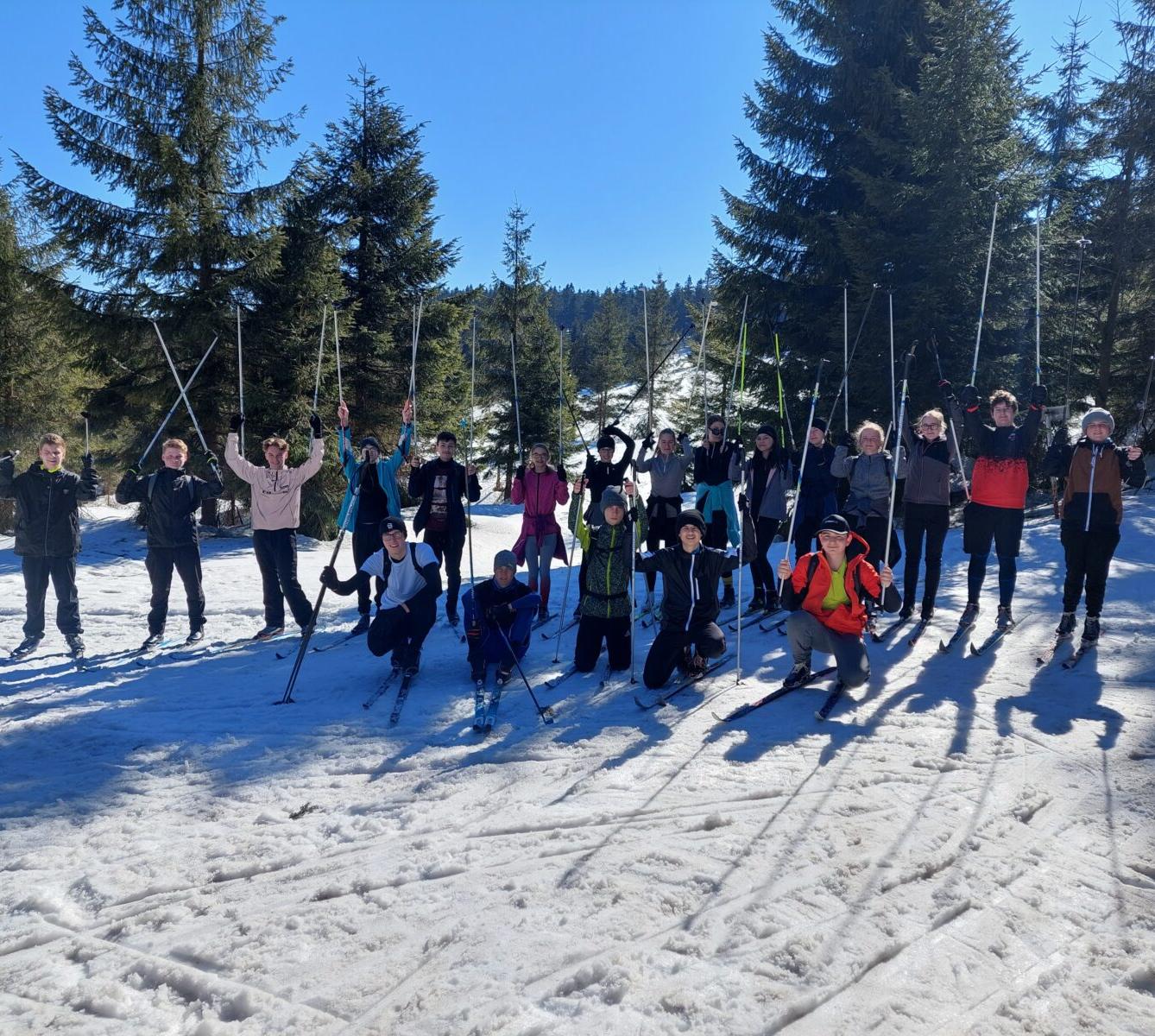 Lyžařský kurz Šerlišský mlýn - 1. den - 2