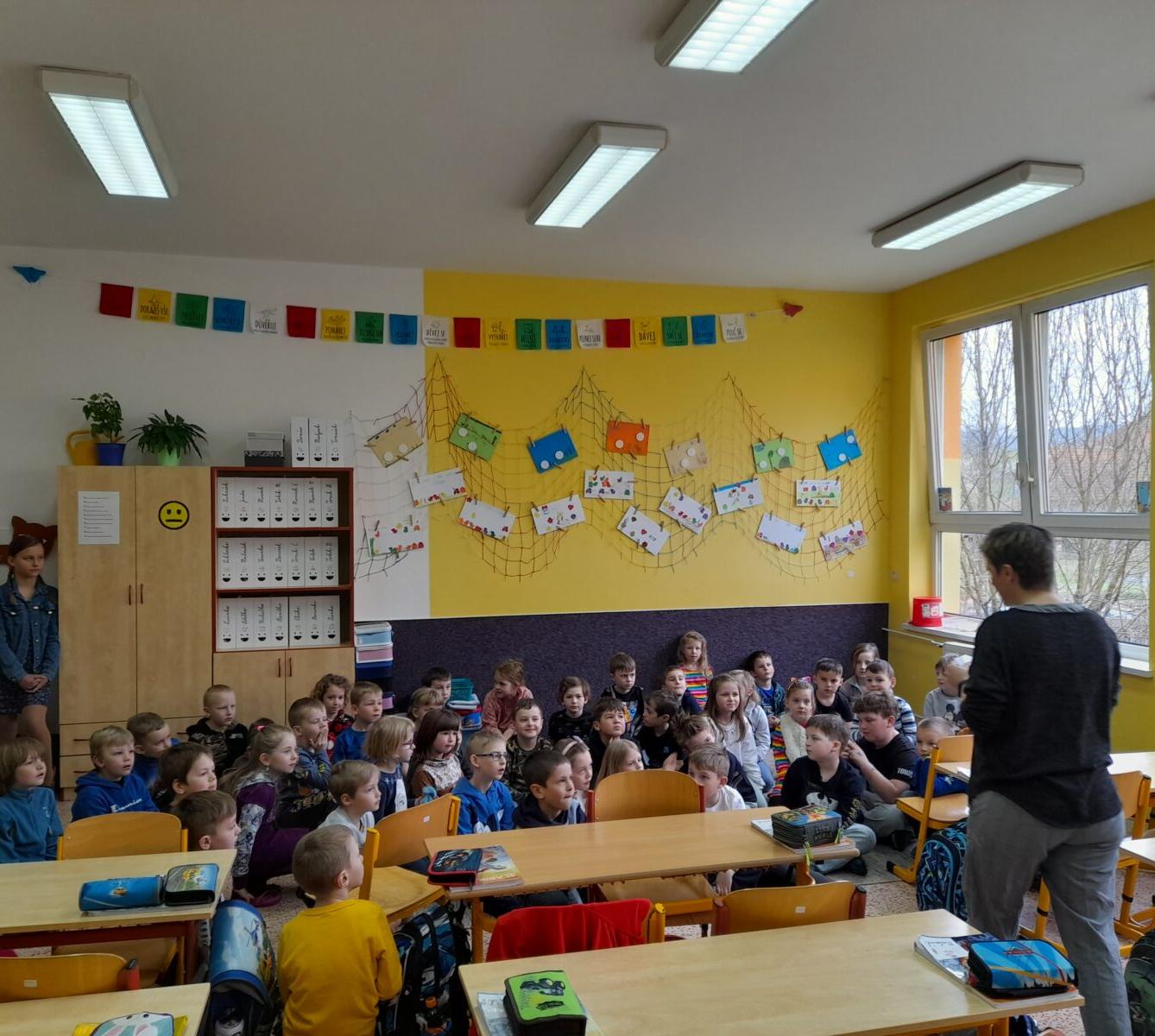 Předškoláčci u nás ve škole na prvním stupni - 3