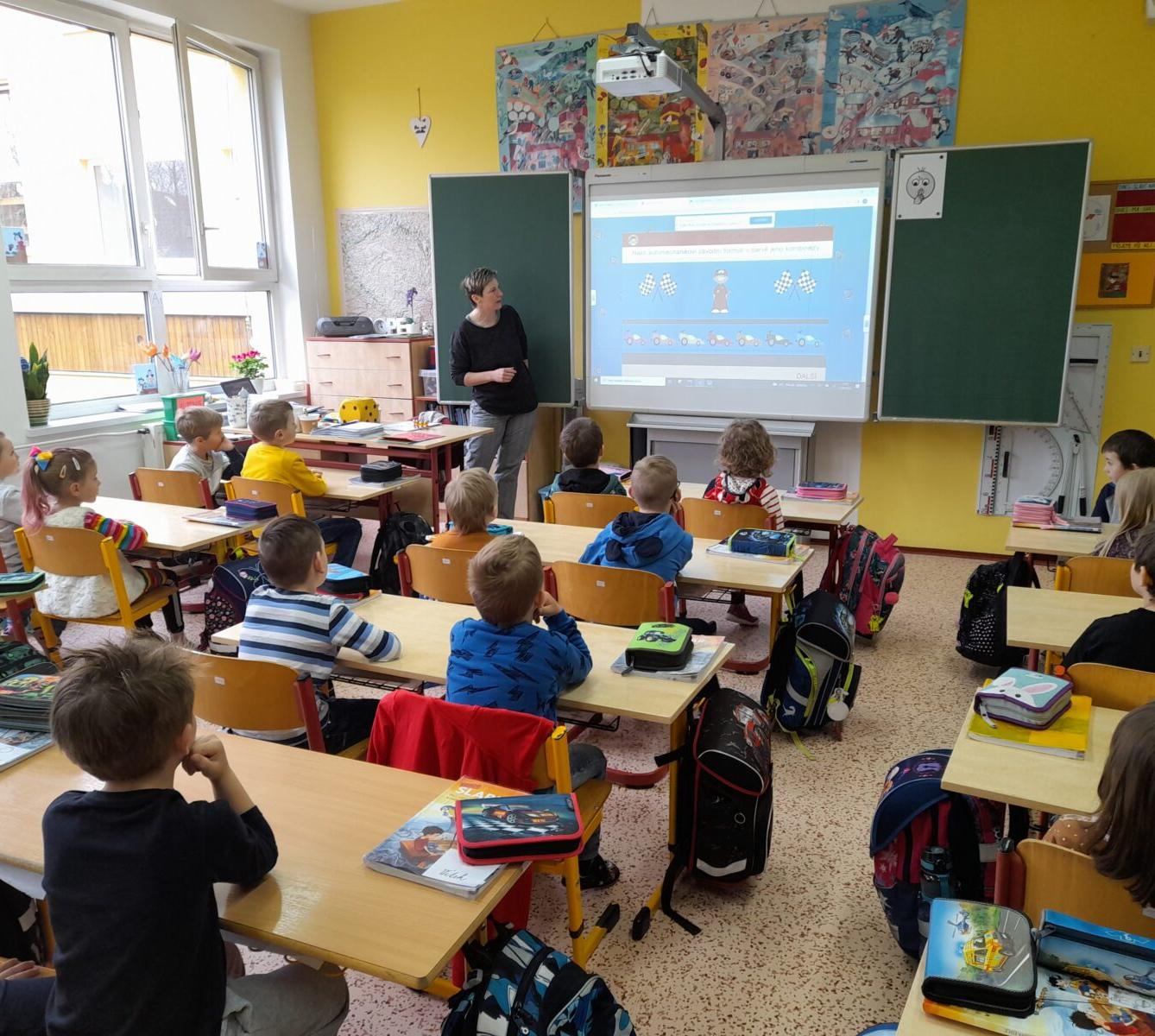 Předškoláčci u nás ve škole na prvním stupni - 4