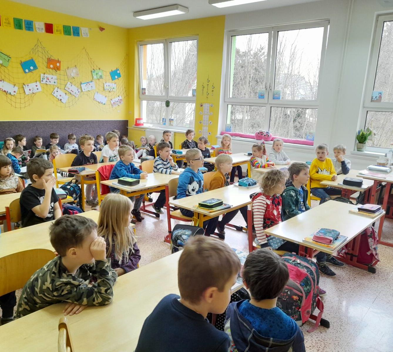 Předškoláčci u nás ve škole na prvním stupni - 5