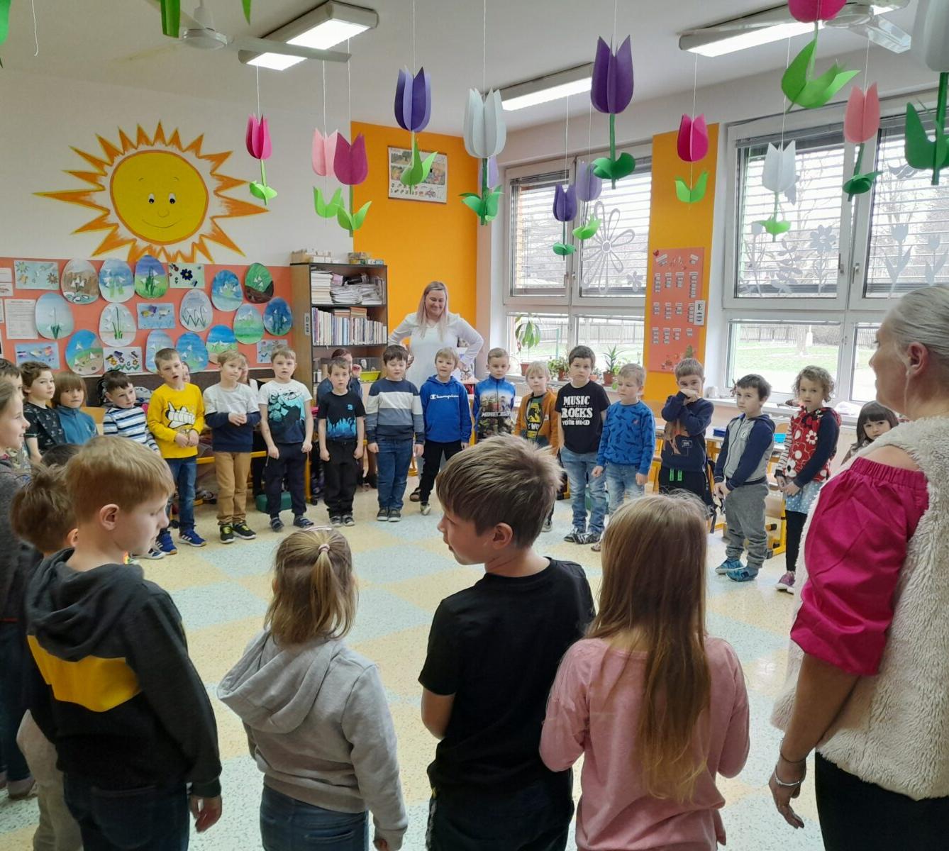 Předškoláčci u nás ve škole na prvním stupni - 7