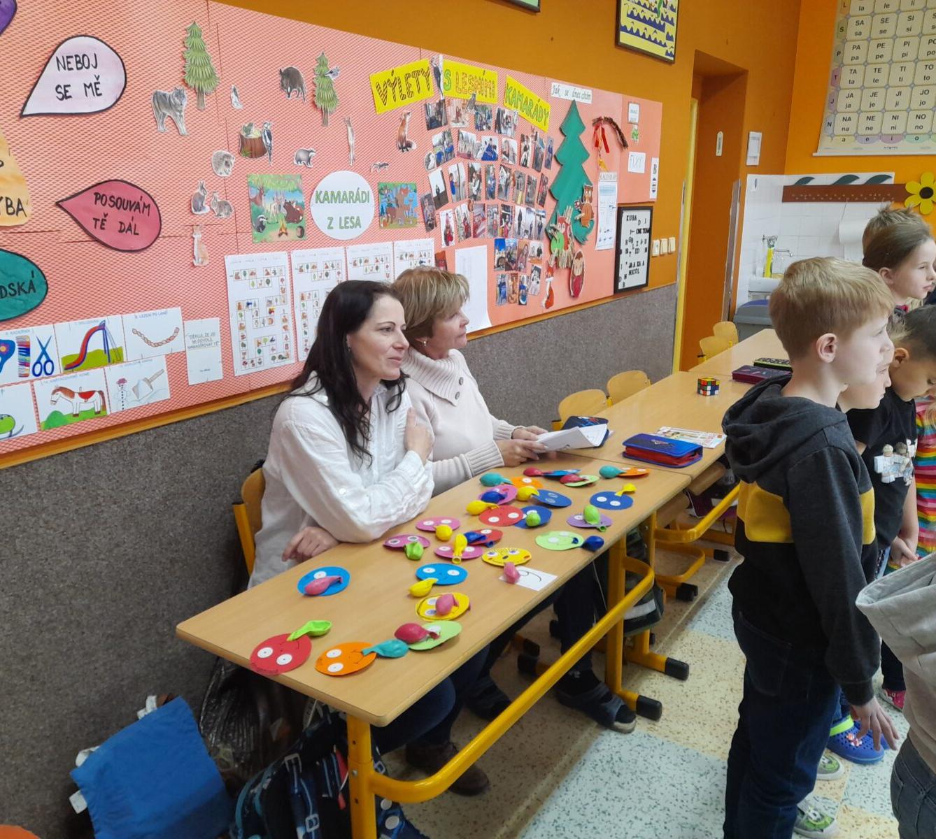 Předškoláčci u nás ve škole na prvním stupni - 8
