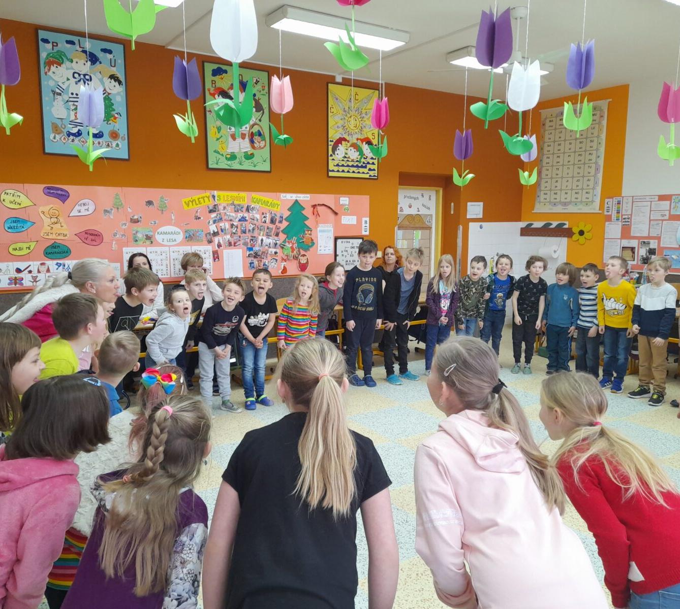 Předškoláčci u nás ve škole na prvním stupni - 9