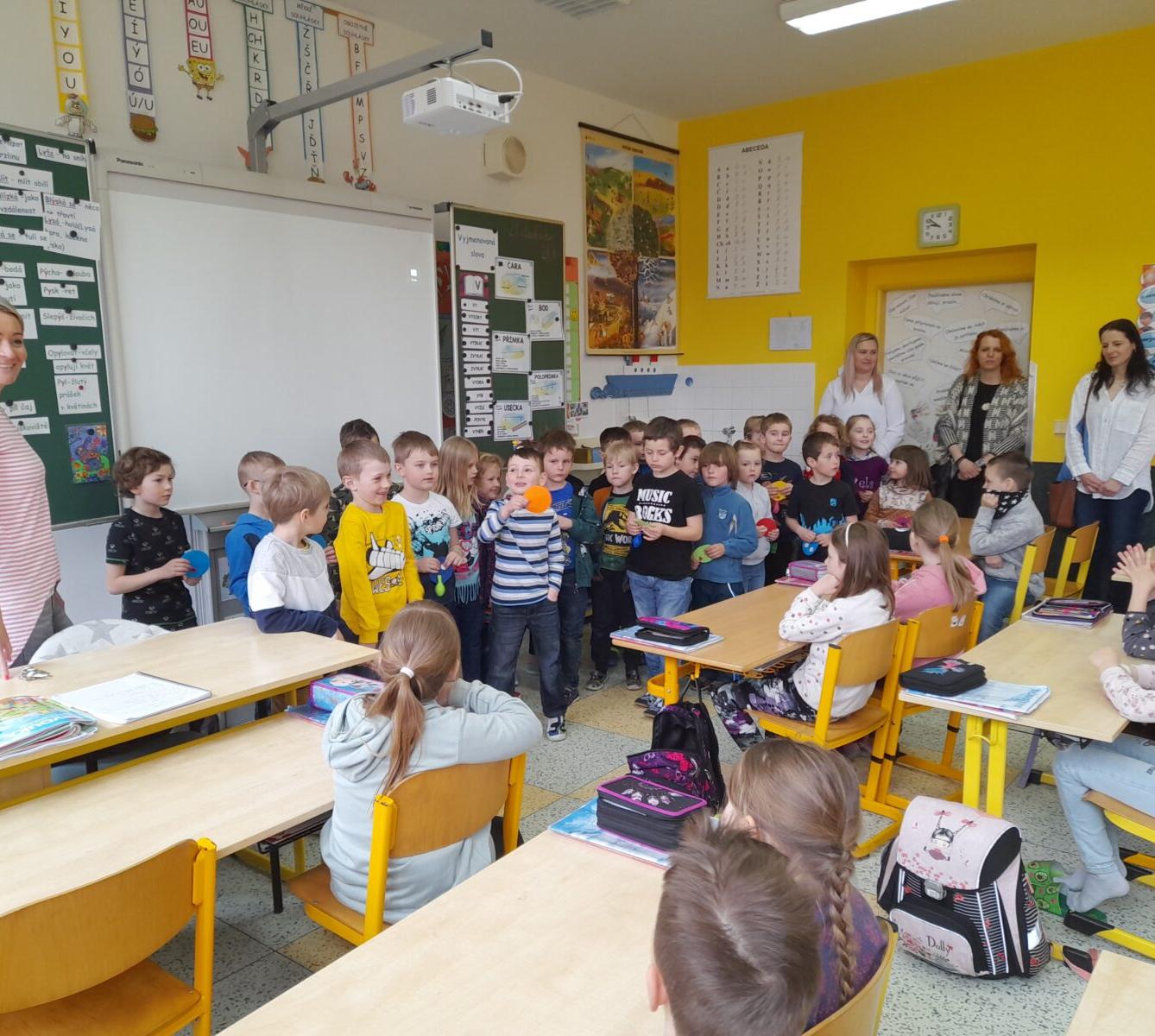 Předškoláčci u nás ve škole na prvním stupni - 10