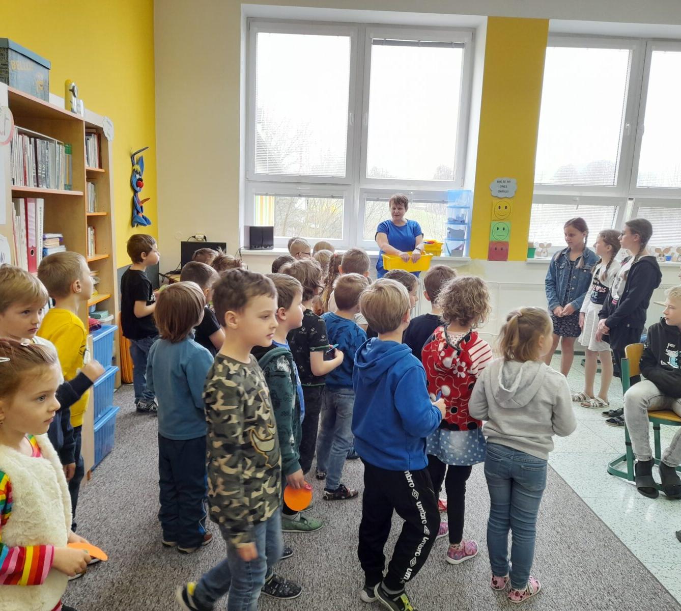 Předškoláčci u nás ve škole na prvním stupni - 14