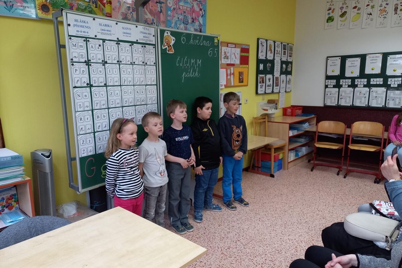 Odpoledne pro maminky v 1. a 5. třídě